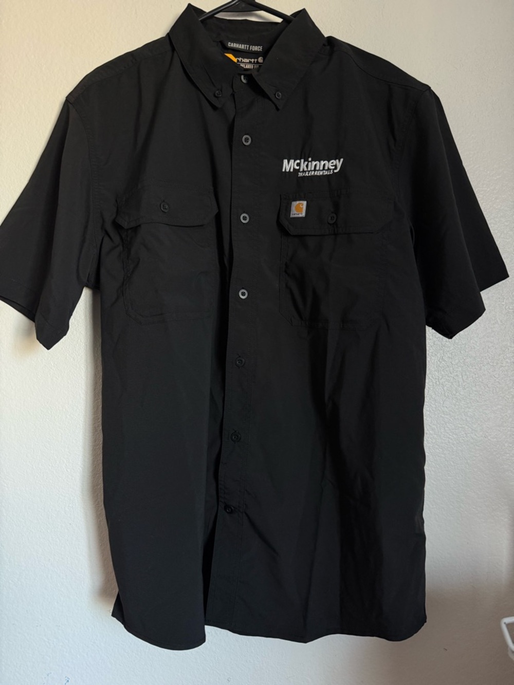 Carhartt Men's Rugged Flex Relaxed Fit Twill Double-Front Work Shirt Large